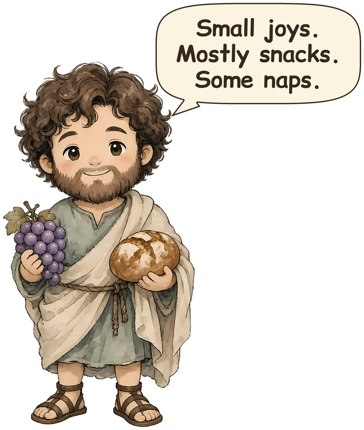 Epicurus storybook watercolor design