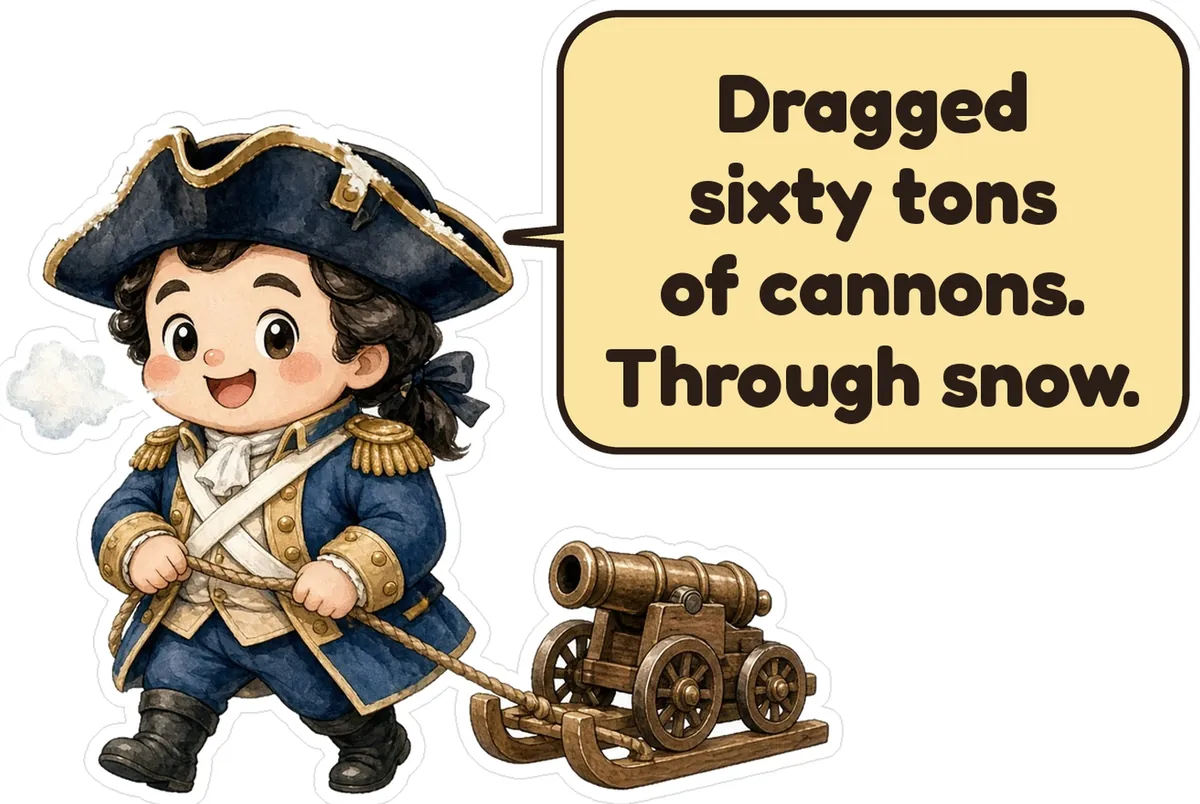 Henry Knox storybook watercolor design