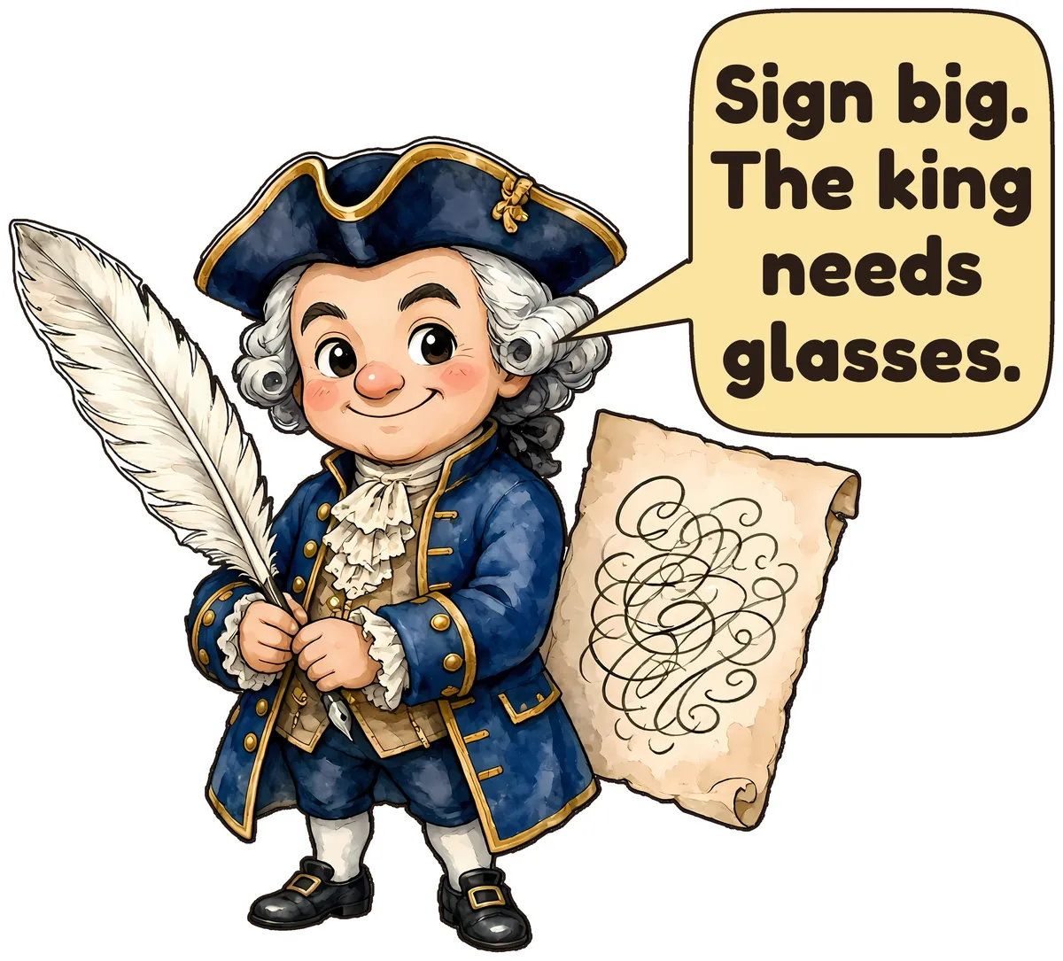 John Hancock storybook watercolor design