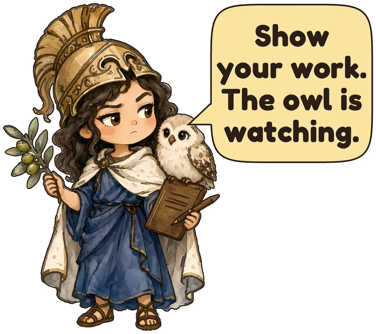 Minerva storybook watercolor design