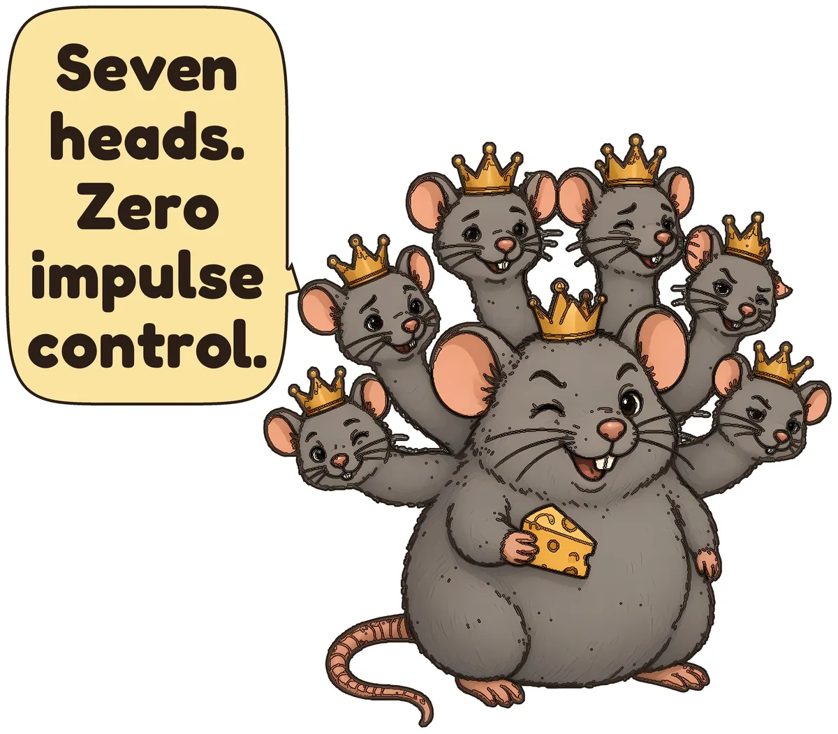 Mouse King storybook watercolor design