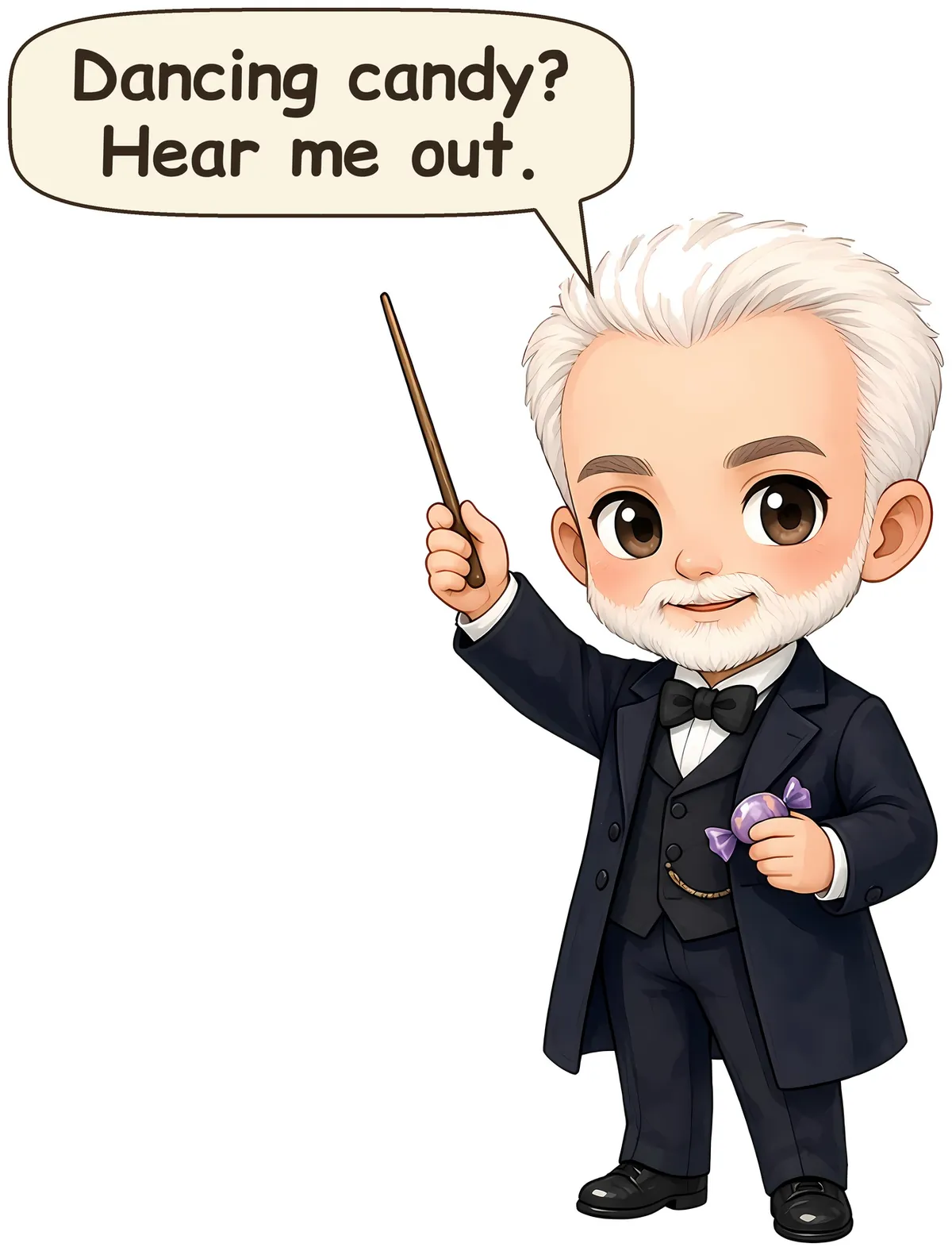 Pyotr Ilyich Tchaikovsky storybook watercolor design