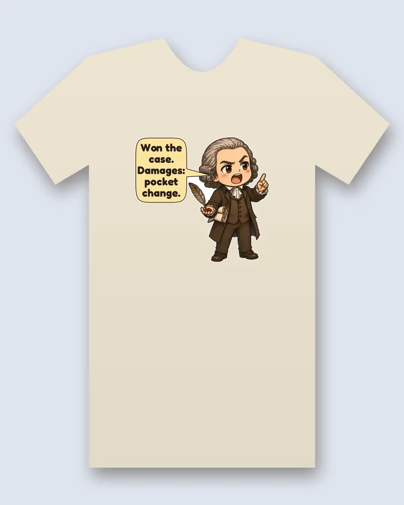 Patrick Henry on a natural tee mockup