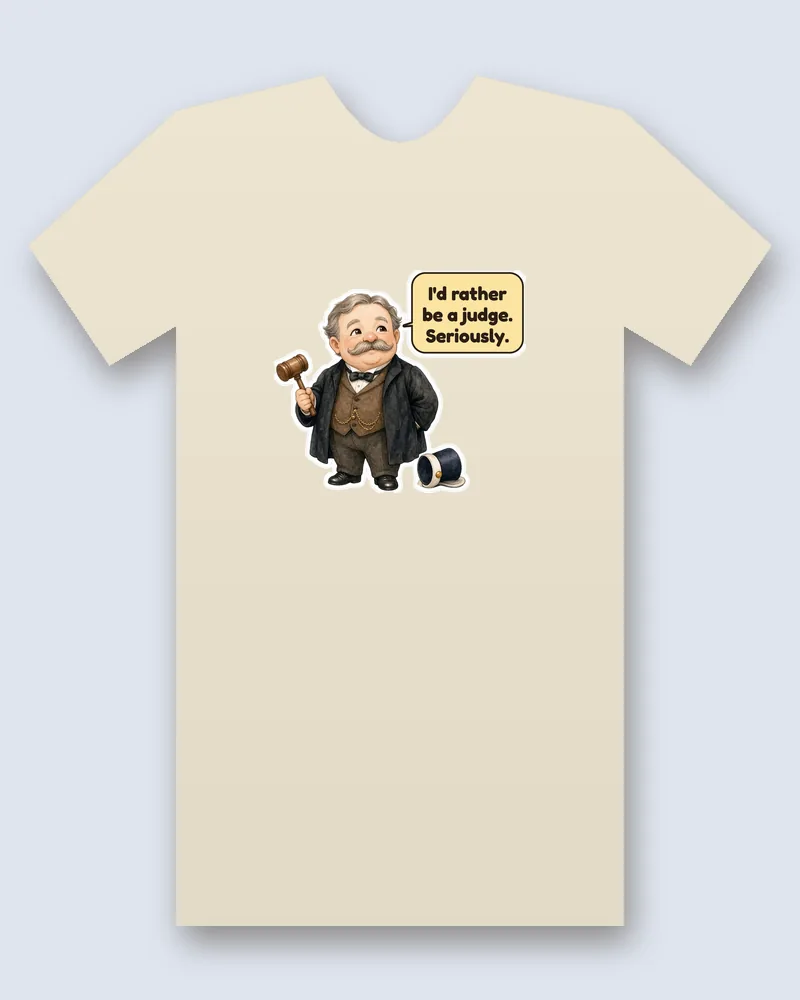 William Howard Taft on a natural tee mockup